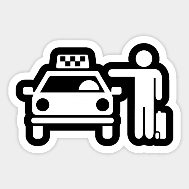 Taxi Sticker by Designzz